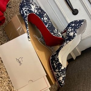 Hot Chick Pump- Navy-white/Lin Bianco